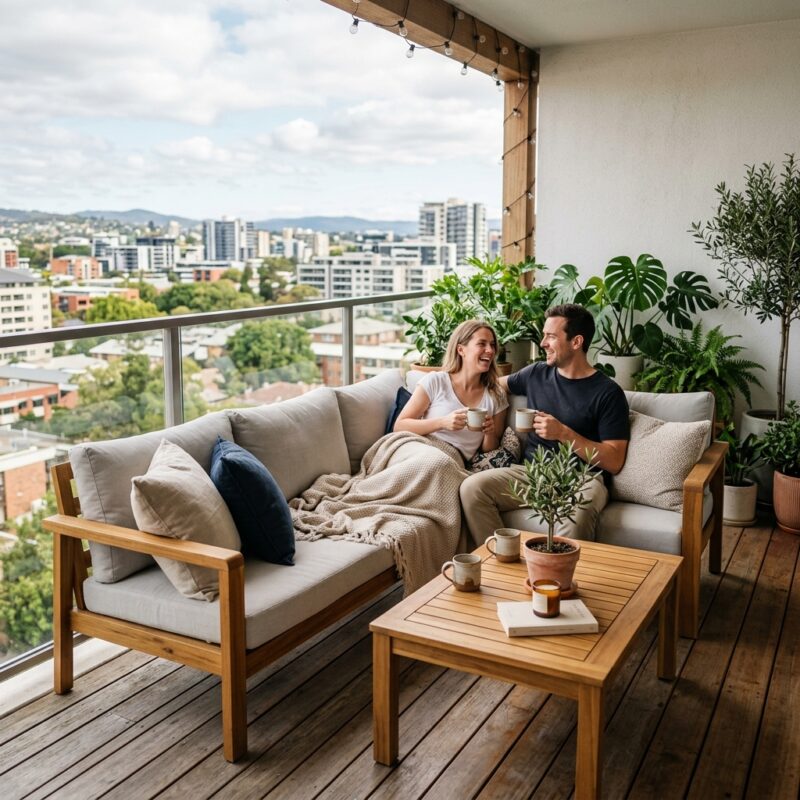 פינת ישיבה למרפסת מעץ - פינת ישיבה למרפסת מעץ - כך תשדרגו את החוץ בסטייל